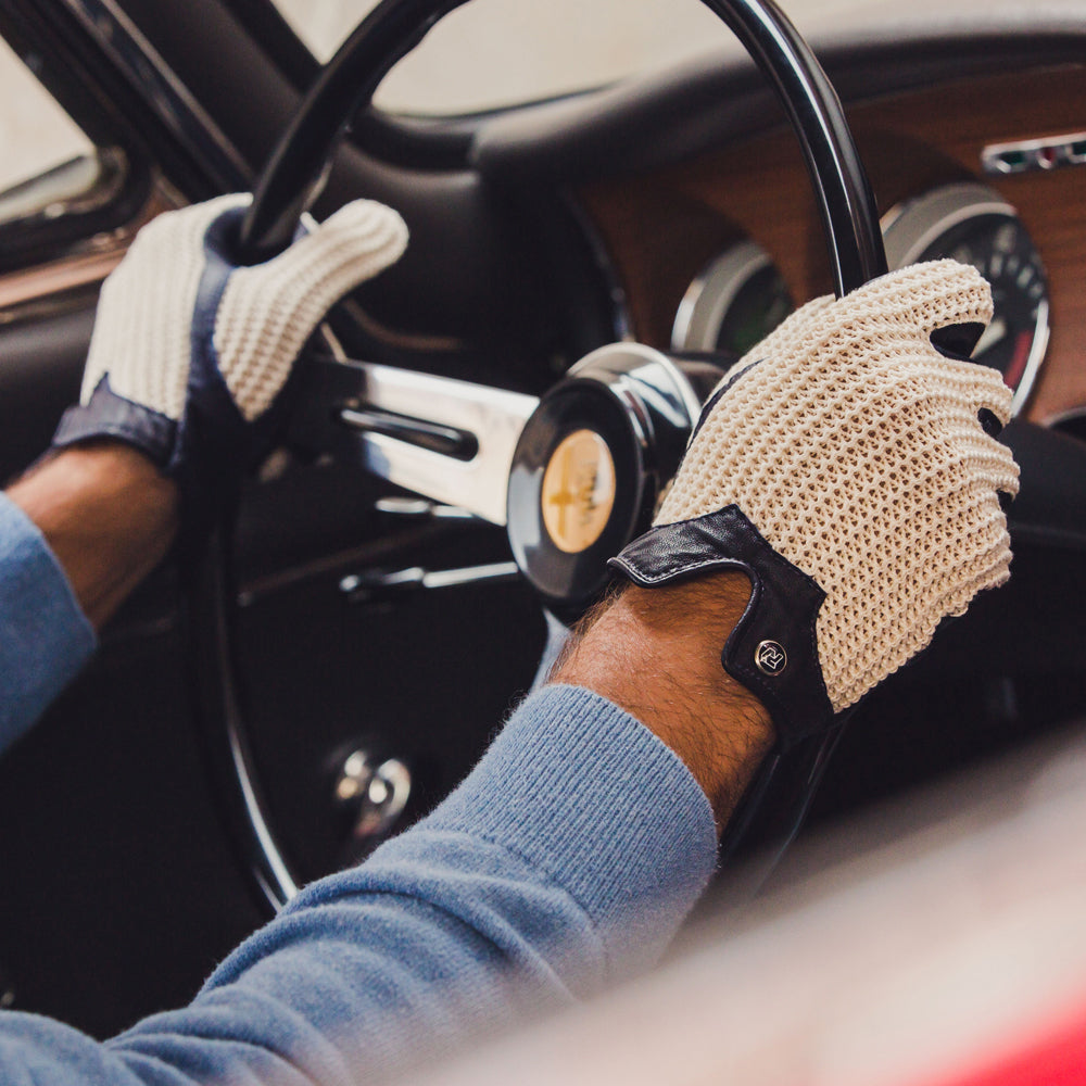 Stringback Driving Gloves | Leather & Cotton Driving Gloves